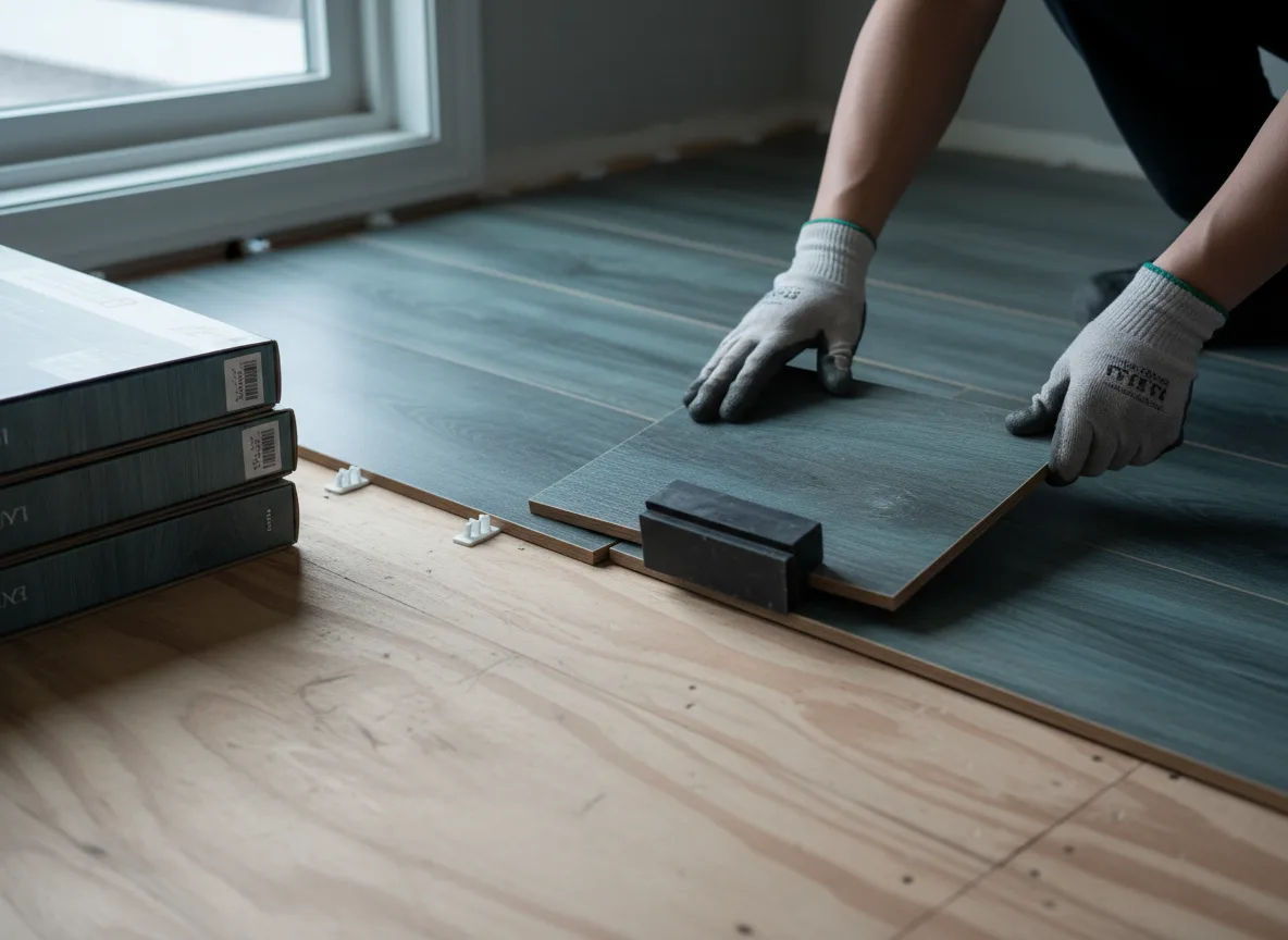 Luxury Vinyl Plank Installation company in Hague, ND